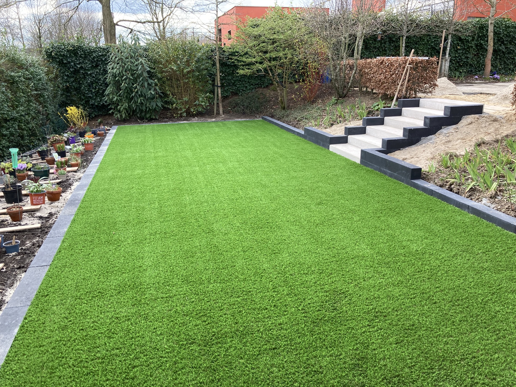 Grasmatten Leggen